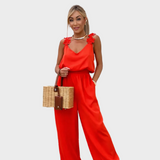 Cvjetni ljetni jumpsuit