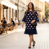 Pia – Elegantna i udobna midi haljina