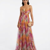 Giselle - Čarobna Maxi Haljina s Cvjetnim Printom