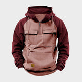 Kristian | Polo-zip majica s kapuljačom