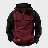 Kristian | Polo-zip majica s kapuljačom